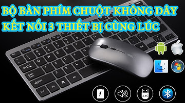 Hướng Dẫn Kết Nối Bàn Phím  Chuột Không Dây Yindiao KB 1 Với 3 Thiết Bị Cùng Lúc