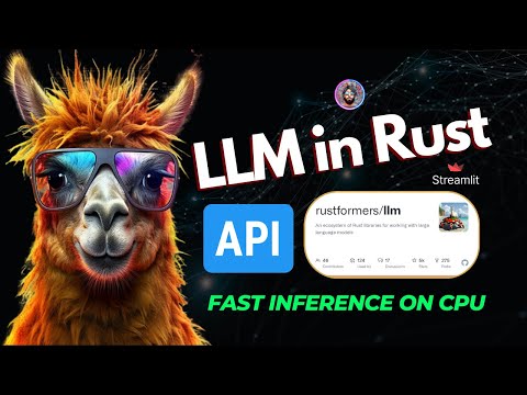 Build an API for LLM Inference using Rust: Super Fast on CPU