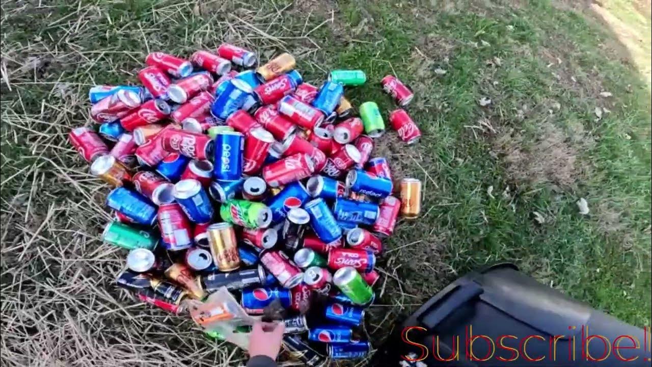 Scrapping aluminum cans till prices goes up YouTube