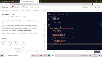 DETECT LOOP IN LINKED LIST