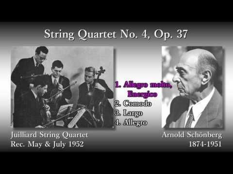 Schönberg: String Quartet No. 4, JuilliardSQ (1952) シェーンベルク 弦楽四重奏曲第4番 ジュリアード弦楽四重奏団