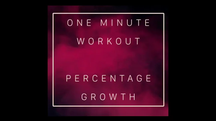 Calculating percentage growth