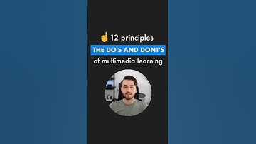 What Are Mayer’s 12 Principles of Multimedia Learning?