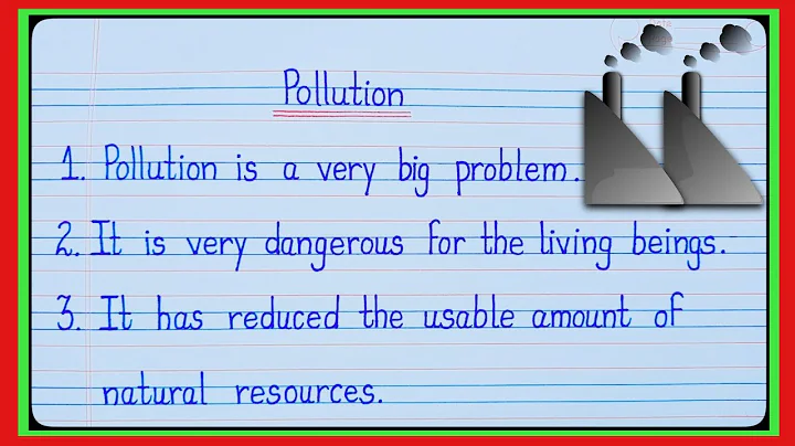 10 Lines Essay On Pollution In English l Essay On Pollution l Pollution Essay/ 10 Lines On Pollution
