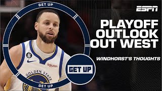 Brian Windhorst thinks the Warriors are the BIGGEST winners in the West 👀 | Get Up