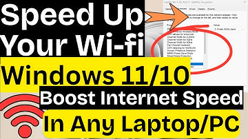 Speed Up Any Internet Connection on Windows 11/10 Laptop or PC | Boost Up your wi-fi speed | 2025 |