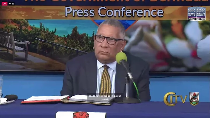 Minister of Public Works Lt/Col David Burch press ...