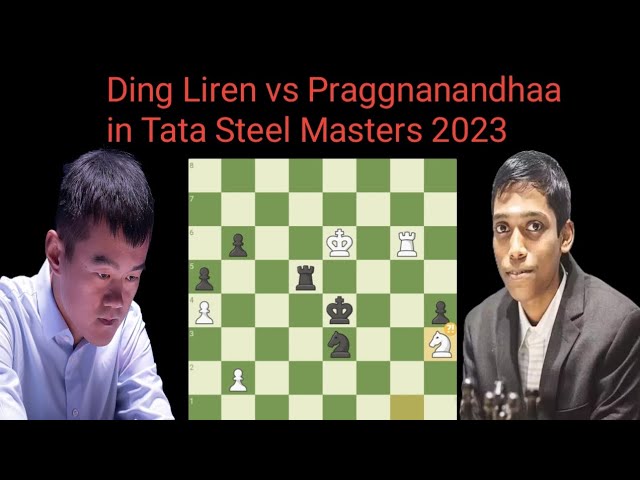 Ding Liren vs Praggnanandhaa R , Tata Steel Masters 2023 , Tamil Chess  Channel,Praggnanandhaa Chess 