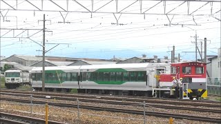 5000番台化 2編成目 E257系M-107編成モハ2両改造後の姿現す！2021.6.23    JR長野総合車両センター　　　panasd 2400