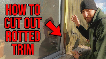 How To Cut Out Rotted Trim! A Simple Trick!!!