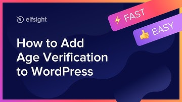 How to Add Age Verification Plugin to WordPress
