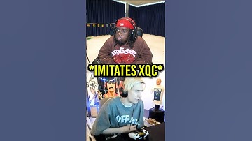 Kai Cenat Reacts To XQC Getting Imitated In A COD Game! 😭🎮