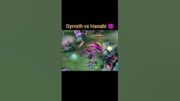 Dyrroth vs Hanabi 😈 #shorts #mlbb #mobilelegends