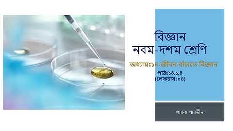 Class: 9 & 10(Arts/B.Studies),Subject:Science(Lec:4),Chap:14,Shayla Parvin