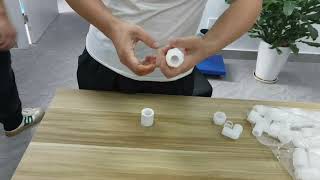 PVDF fittings with 2 cuttings
