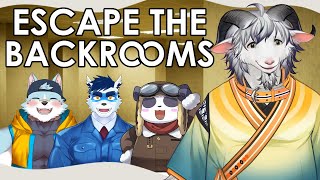 【ESCAPE THE BACKROOM】後ろの部屋から逃げる脱出ゲーム！！【白山羊ケモノ系Vtuber】