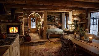 An Old Room Holding Family Echoes | Gentle Fireplace Ambience for Deep Sleep and Quiet Remembrance