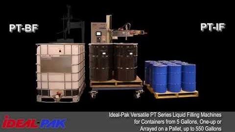 Ideal-Pak PT Series of Electronic Net Weight Filling Machines