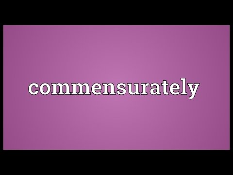 Header of commensurately