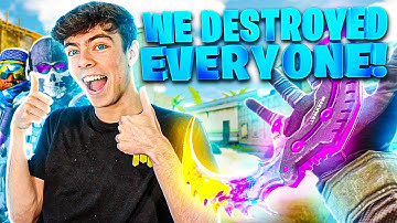 MY WHOLE TEAM USED ONLY KNIVES in COD Mobile...