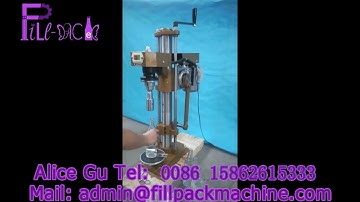 Semi-automatic crown cap capping machine 2