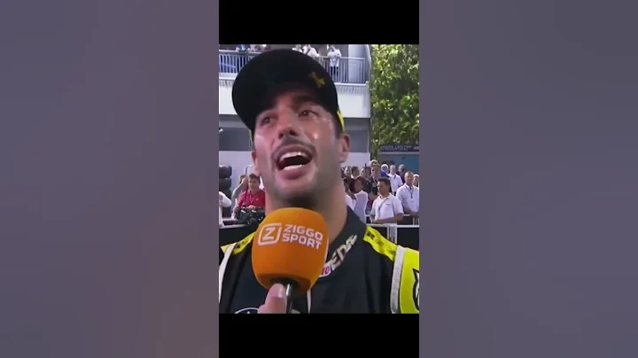 Lando Noris referencing Daniel Ricciardo athlete sweat. #formula1 #danielricciardo #landonorris