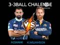 MOHMAD SHAMI VS KANE WILLIAMSON 3-3BALL CHALENGE REAL CRICKET 24 #shorts