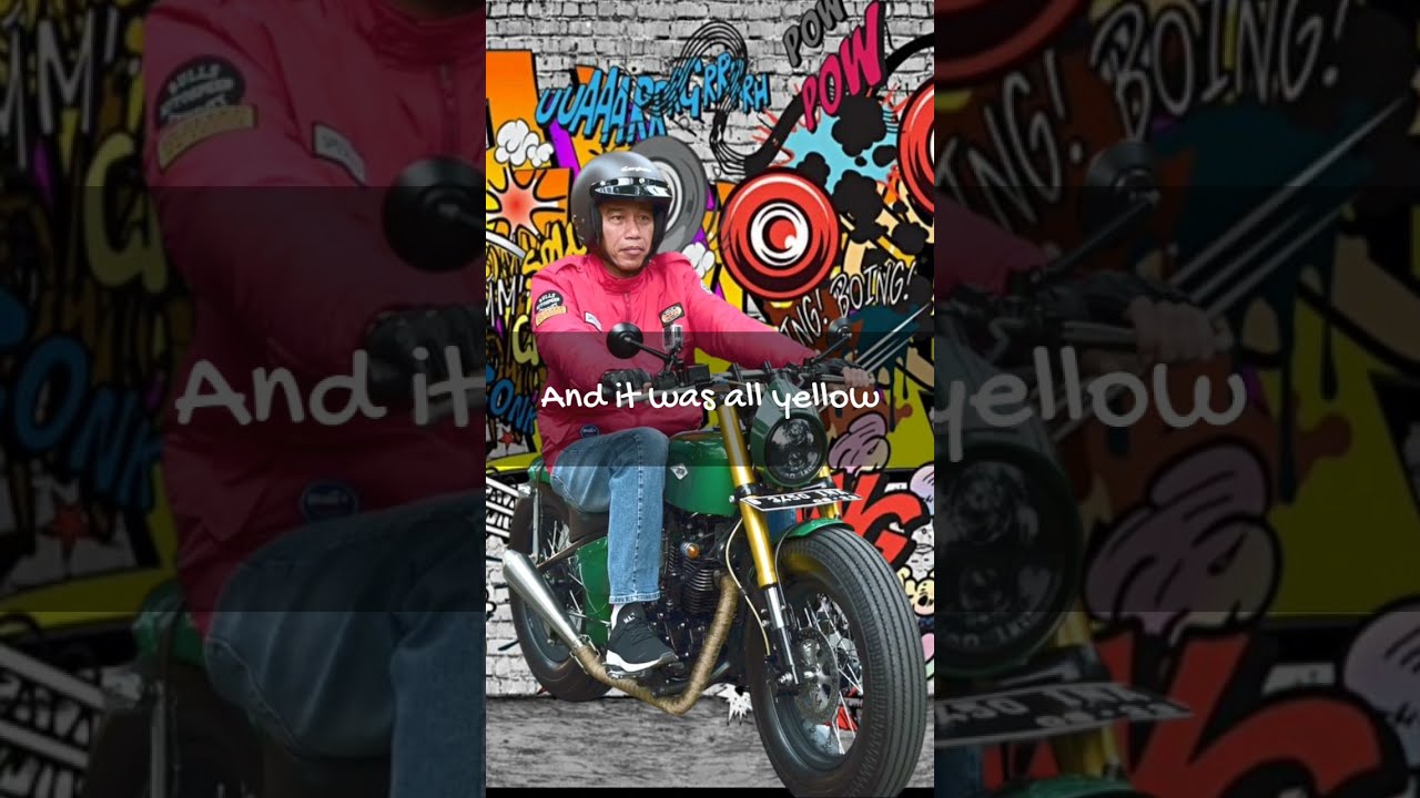 Yellow - Coldplay | Cover Pak Jokowi #jokowi #shorts #coldplay