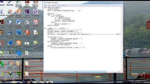 Aplikasi Keamanan Data Kriptografi Caesar Cipher
