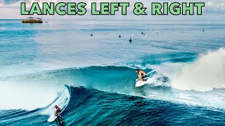 Lances Left  Surfing Nahua