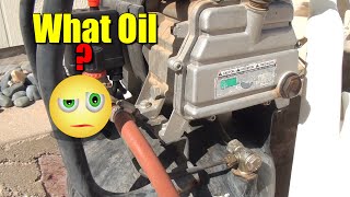 What Air Compressor Oil Should I Use?