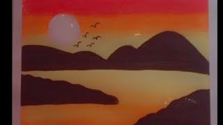 How To Make Easy Drawing With Oil Pasteleasy Oil Pastel Painting