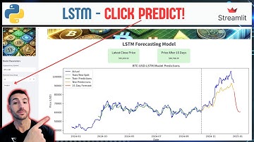 Crypto Forecasting using LSTM RNN in a Python Streamlit App | Is it any good?