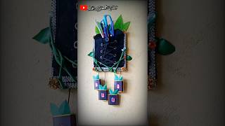 Simple Pen Holder Making Idea 2026 #inucrafttime #trending #bestoutofwaste #homedecor #penholder