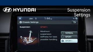Electronically Controlled Suspension Settings | Hyundai