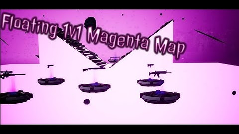Make Your OWN Floating Magenta 1v1 Map #FleaTop5