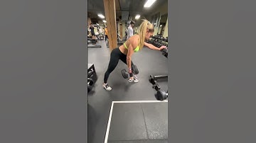 3 point dumbbell row split stance