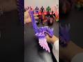 #asmr 3Dprinted this Articulated Dragon with Wings using pink rainbow multicolor filament from SUNLU