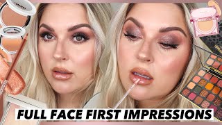 full face FIRST IMPRESSIONS! 💕 some new favorites for flawless skin & brows!