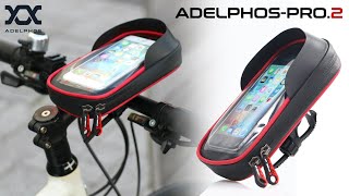 ADELPHOS-PRO.2 撥水 スマホホルダー 自転車 バイク ロードバイク クロスバイク スマホケース サイクリング ツーリング ポタリング スマホ対応【概要欄も見てね♪】