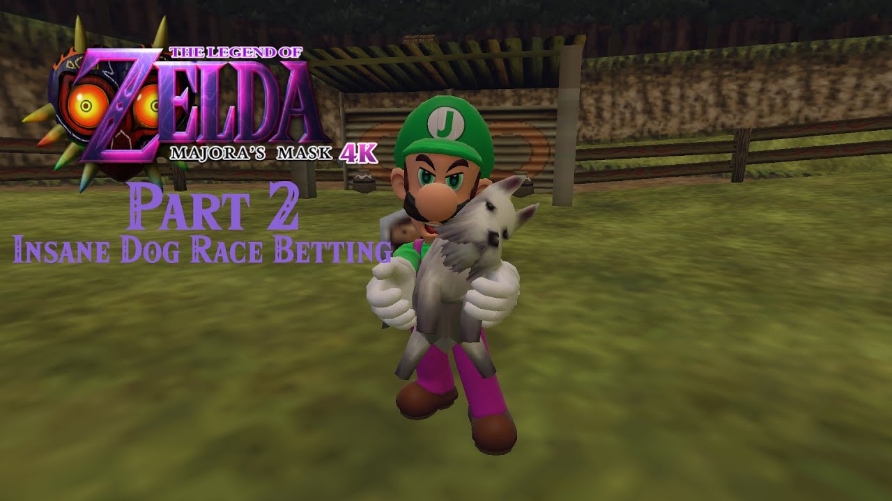 The Legend of Zelda Majora's Mask 4K: Part 2 Insane Dog Race Betting ...