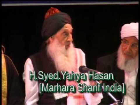 Shaykh al Tariqat Hazrat Syed Yahya Hasan, Marhara...