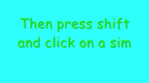 Sims 2 the brilliant boolprop cheat!