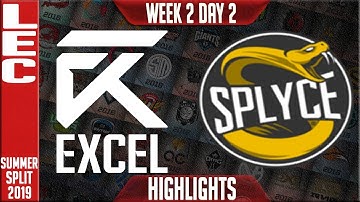 XL vs SPY Highlights | LEC Summer 2019 Week 2 Day 2 | Excel vs Splyce