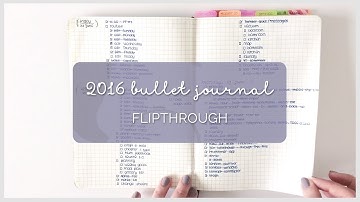 MINIMALIST BULLET JOURNAL FLIPTHROUGH // BUJO FLIPTHROUGH | sarahboparah