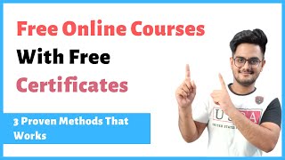 Free Online Courses With Free Certificates | 3 Proven Methods That Works 100% | Review By Nagar screenshot 2