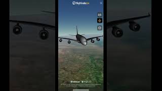 View options while tracking on Flightradar24 mobile screenshot 4