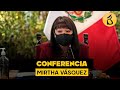 EN VIVO: Mirtha Vásquez en conferencia de la PCM