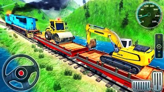 Mega Excavator Driver Truck Transporter - Heavy Vehicles Construction Simulator - Android GamePlay screenshot 1