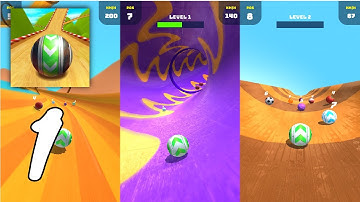 Racing Ball Master 3D Gameplay Walkthrough #1 - Level 1 ~ 8 (Android, IOS)